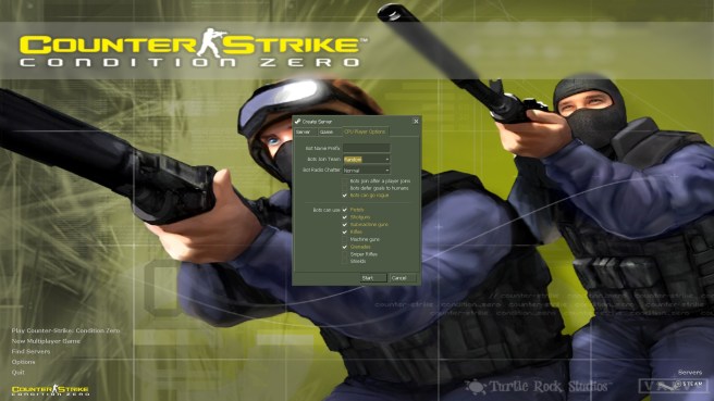 Bot Configuration in Condition Zero